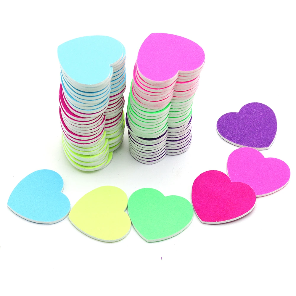 20 шт./набор профессиональная пилка для ногтей двойная наждачная бумага