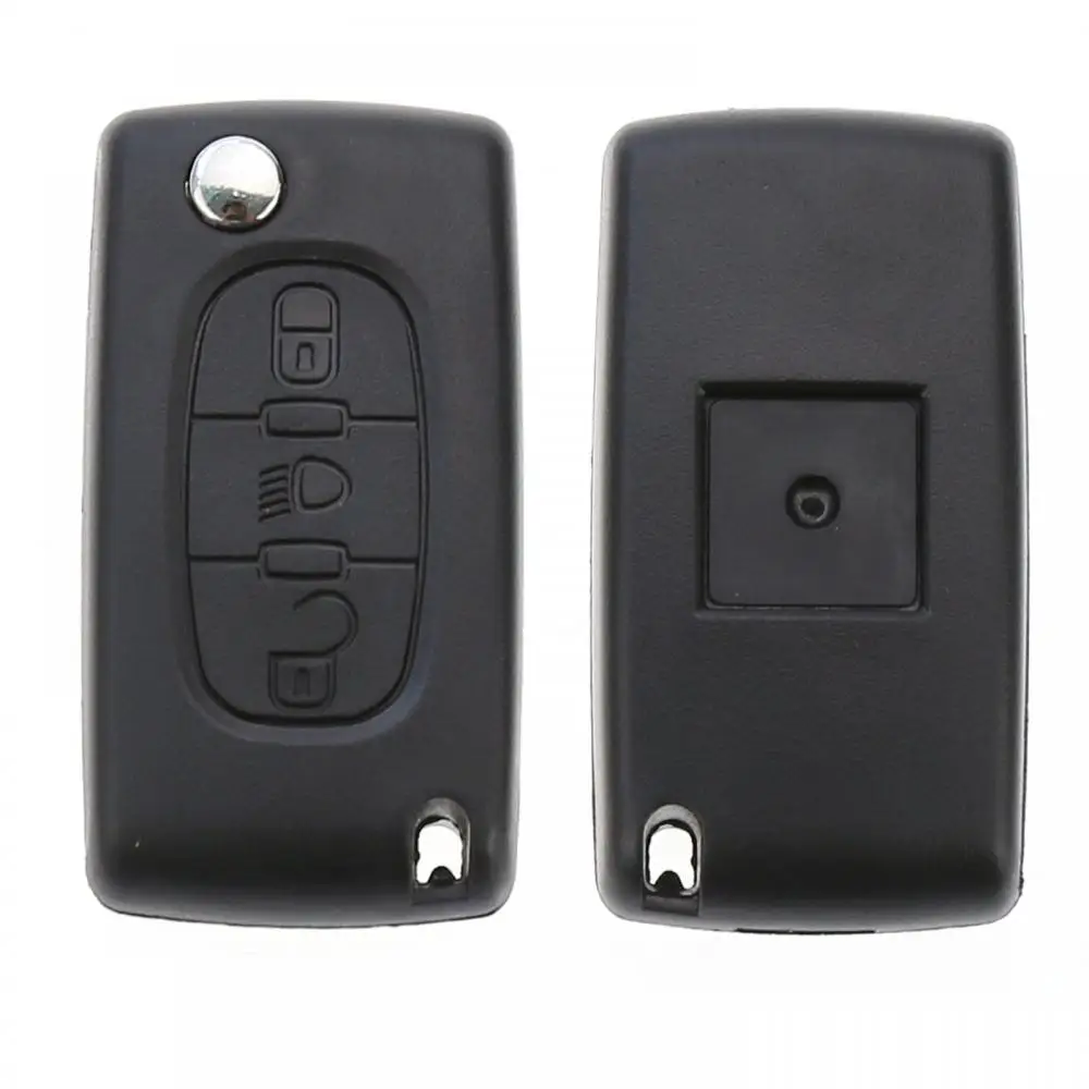 

New Flip Folding Remote Key Shell 3 Buttons for CITROEN C2 C3 C4 C5 C6 Keyless Entry Fob Case Car Alarm Cover Housing