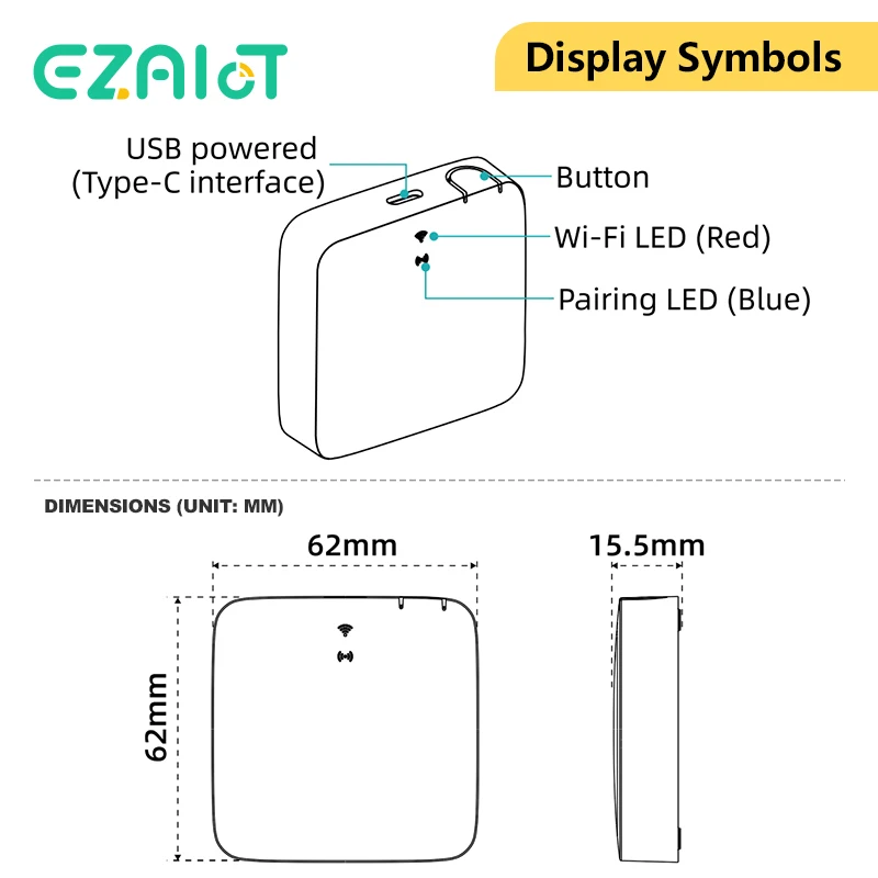 Умный многорежимный шлюз Tuya ZigBee Bluetooth Mesh Hub Автоматизация умного дома Беспроводной мост через приложение Smart Life Дистанционное управление (art.: 3920cbafbbf10) - 3920cbafbbf10