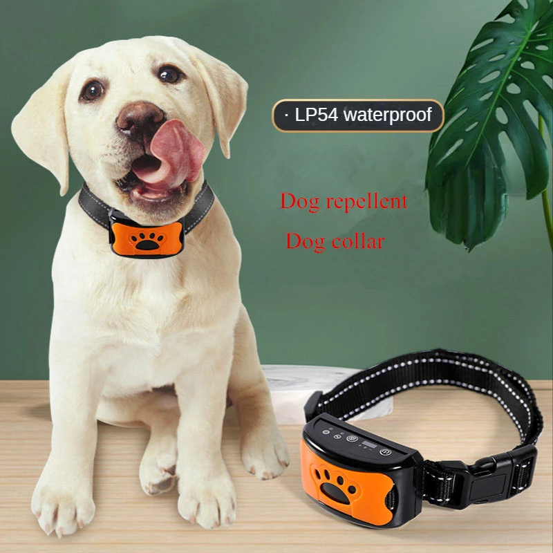 

Электронный Ультразвуковой ошейник для дрессировки собак, USB, функция предотвращения лая, вибрация, ошейник против лая