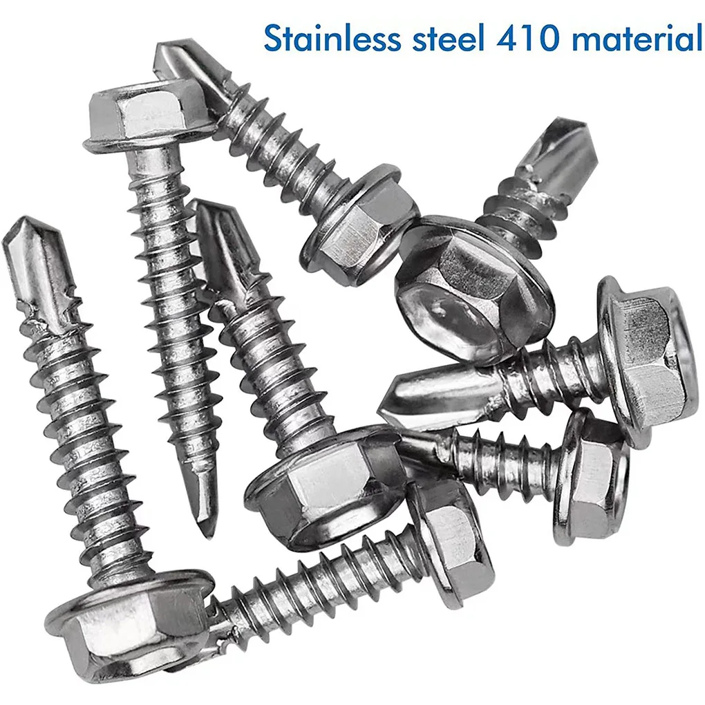 

200 Pieces Set Stainless Steel Screw Woodworking Screws Assortment