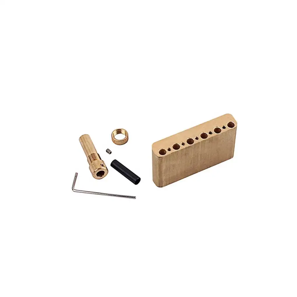 

Guitar Bridge Brass Block Style Parts Copper Repairing Tools Fittings Replacement for Standard Series Strategy