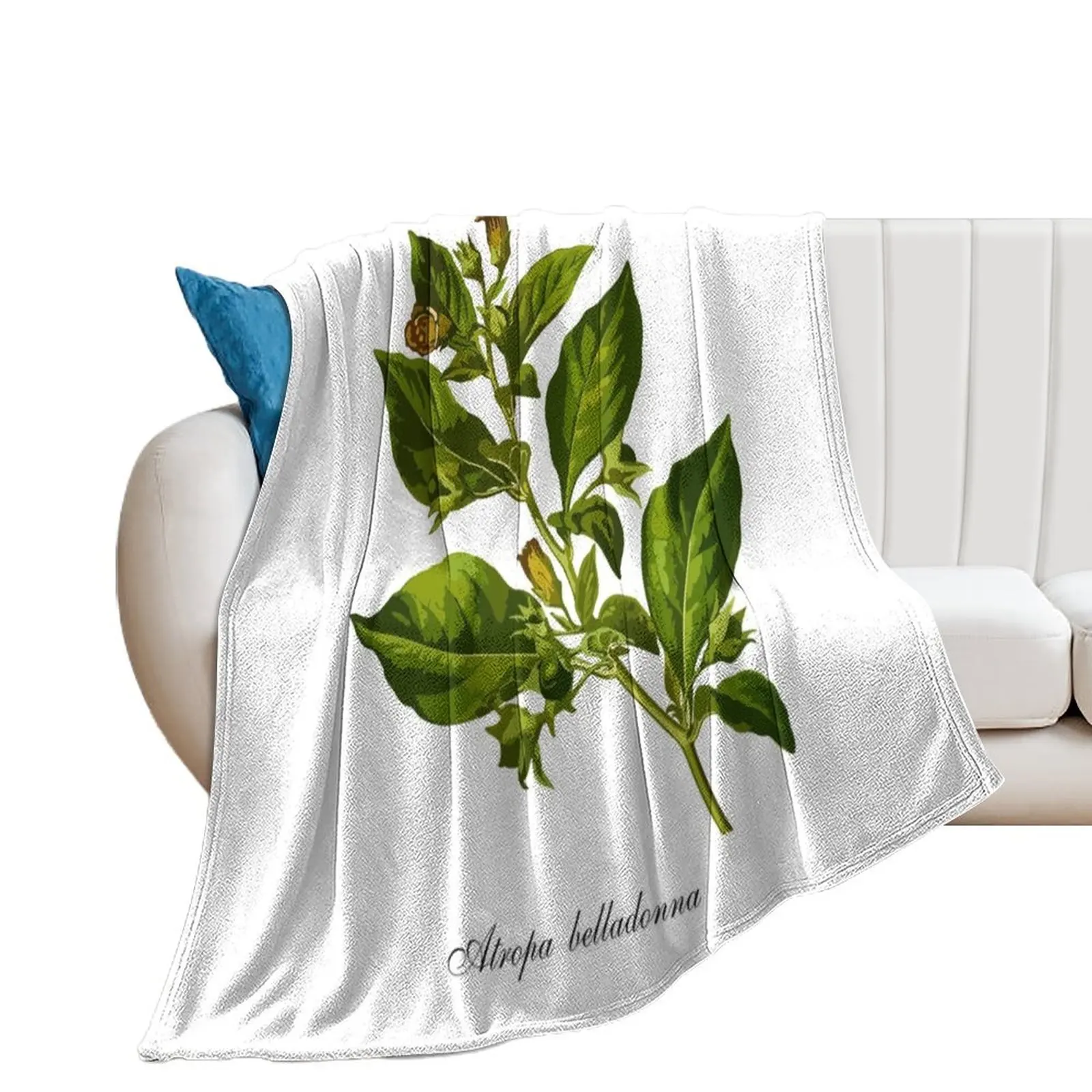 Черное смертоносное ночное одеяло (Атропа Белладонна) Роскошное дизайнерское