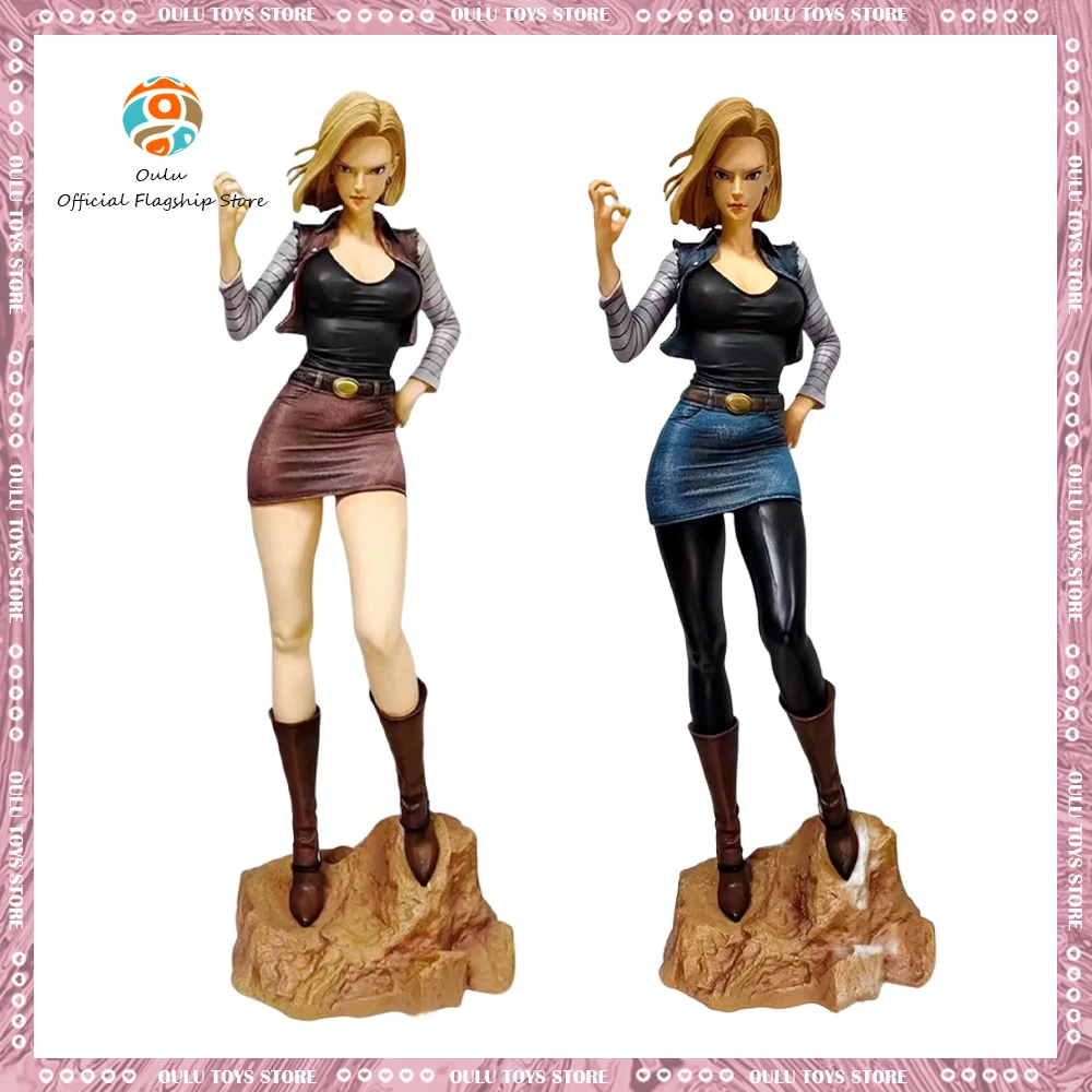 

44cm Dragon Ball Z Anime Figure Android 18 Lazuli Action Figures Sexy Figurine Pvc Collection Model Doll Ornaments Gift Toys