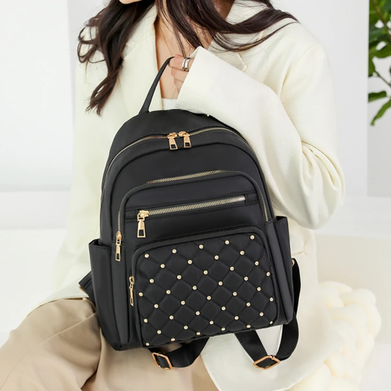 

Women Backpacks Fashion Nylon Female Big Travel Back Bag Large School Bags For Teenage Girls High Quality Shoulder Bag
