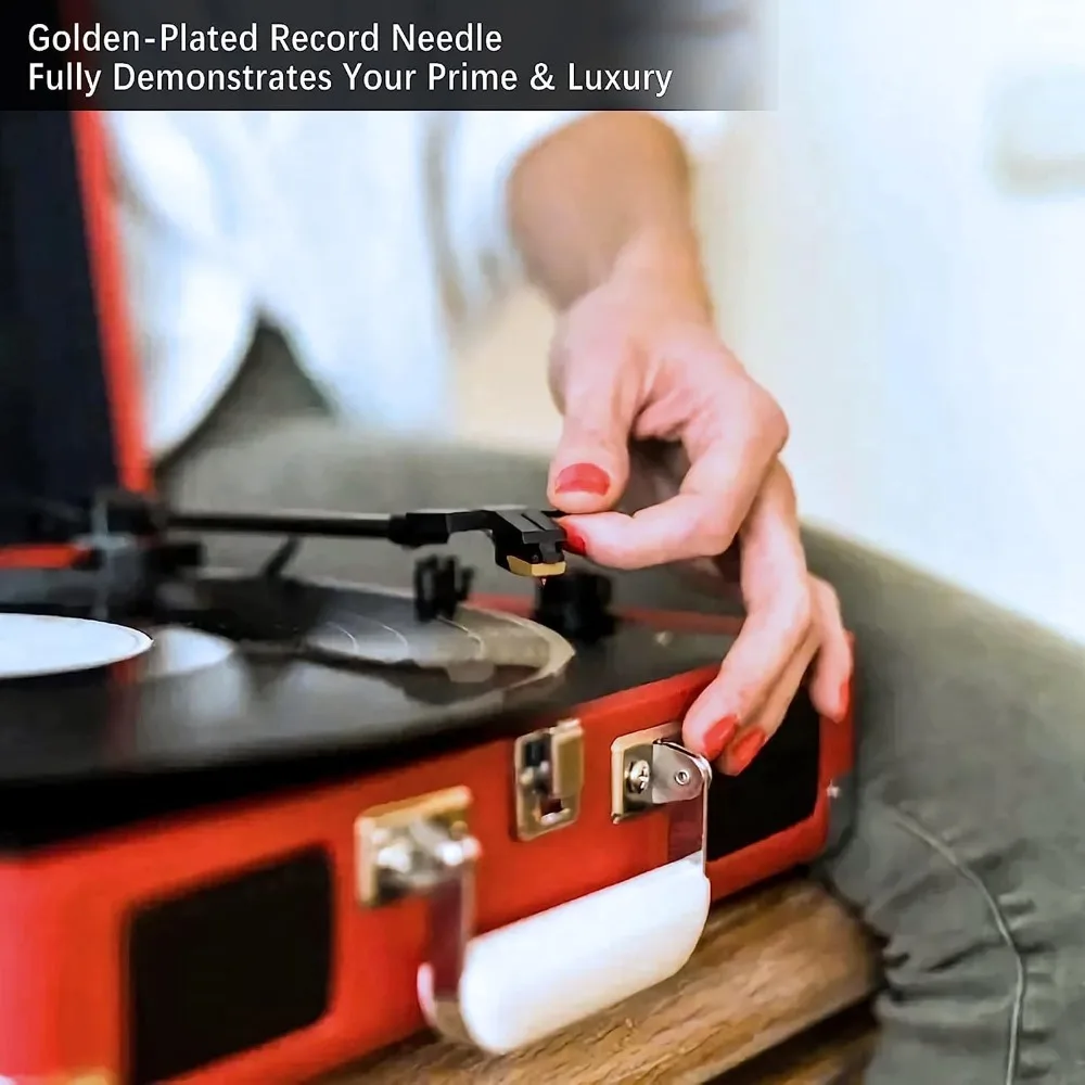 Фото Золотистая позолоченная сменная игла для проигрывателей Victrola / Crosley / ION / Jenson / Boytone / York Yorx №5