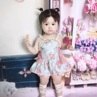 2022 summer new baby girl sleeveless dress fashion flower print girls dress kids sling princess dress infant girl clothes 0 24m