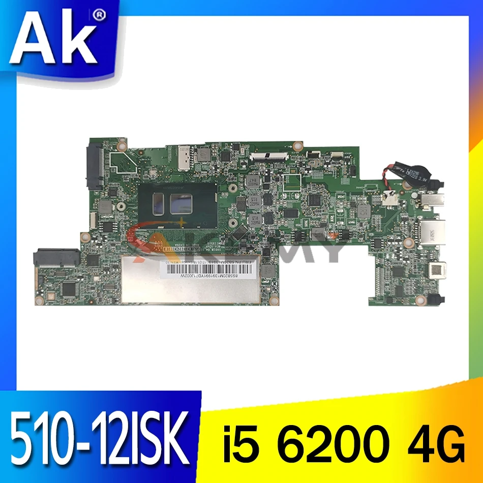 

Original for Lenovo ideapad Miix 510-12ISK Laptop motherboard i5 6200 CPU 4G RAM tested good free shipping