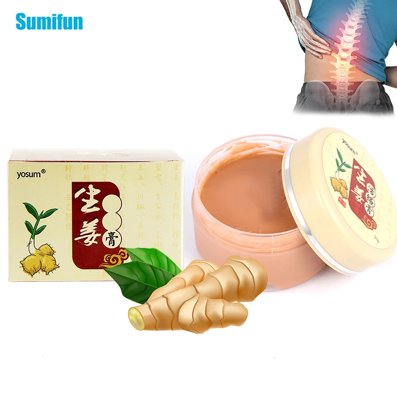 

50g Ginger Mint Analgesic Cream Ointment Fast Relief Aches Pains Inflammations Lumbar Spine Joint Back Chinese Medical Plaster