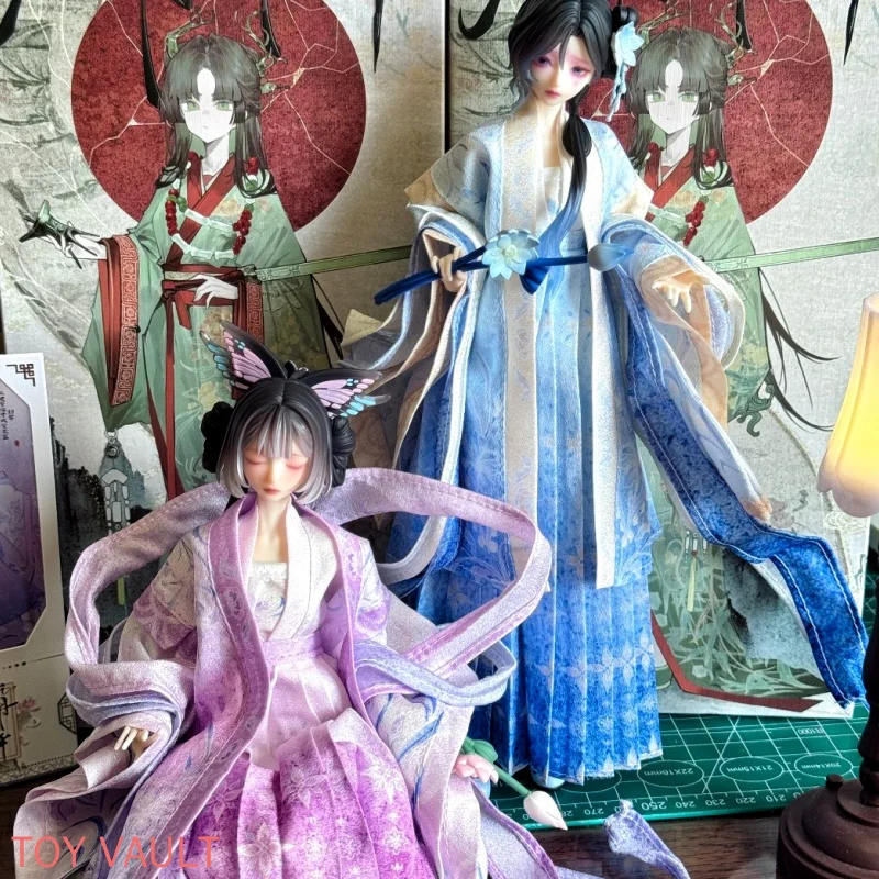 Фото Коллекционная фигурка Momotale Wind & Moon Millennium Series 1/6 BJD: Милая аниме-фигурка в китайском стиле, игрушка, кукла, подарок №1