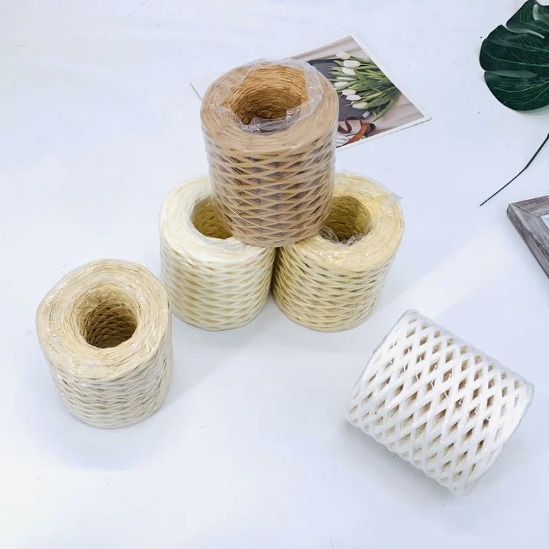 Фотобумажная веревка плюшевая 200 м лента ручной вязки сделай сам упаковка для