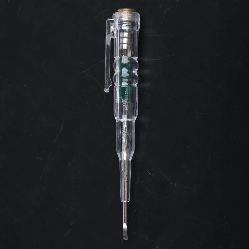 

Clear Voltage Tester Pen Portable Induction Voltage Tester Electrical Tester Pen 85DA