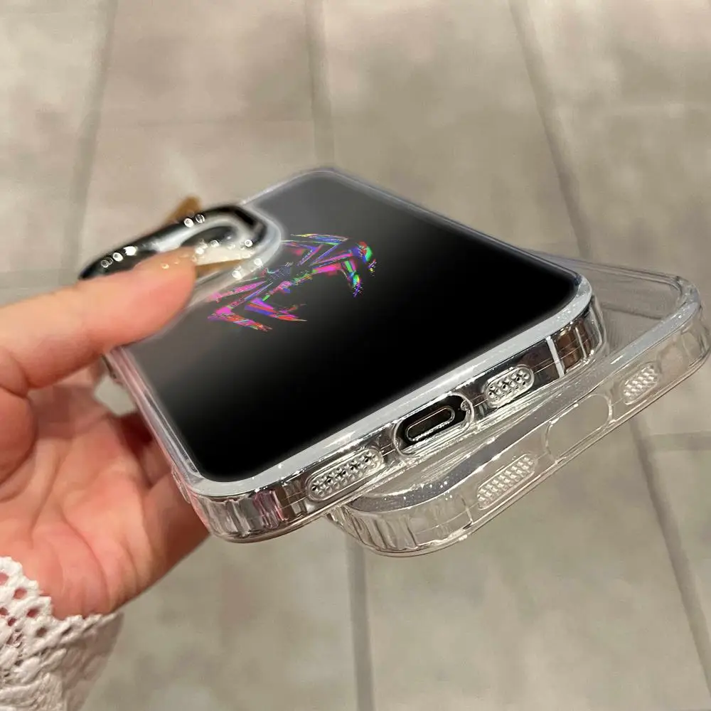Фото Чехол для телефона S-Spider Man для iPhone 17 Air 16 15 14 Plus 13 12 11 Pro Max 16e, противоударный, прозрачный, HD, с защитной задней крышкой №5