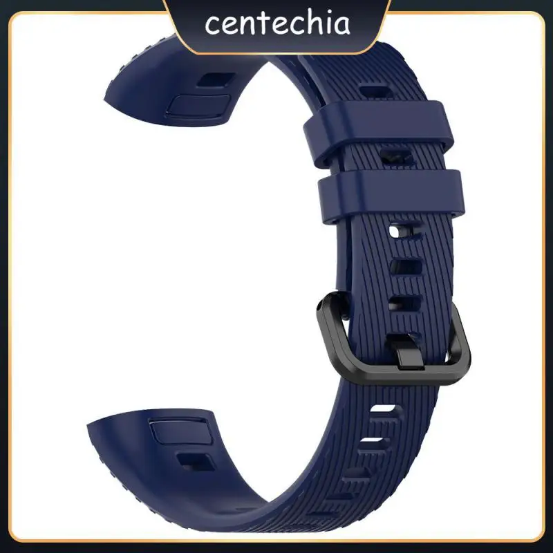

Portable Fashion Sports Watchband Soft For Huawei Band 4 Wristband High Quality Sport Silicone Watchband Replacement Strap