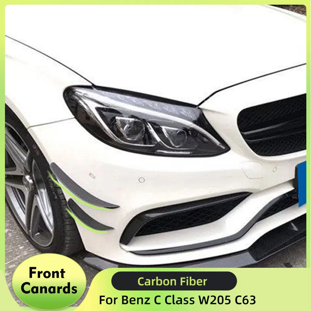 Автомобильный передний бампер для Mercedes Benz C Class W205 C63 AMG C200 Coupe 2015-2017 передние