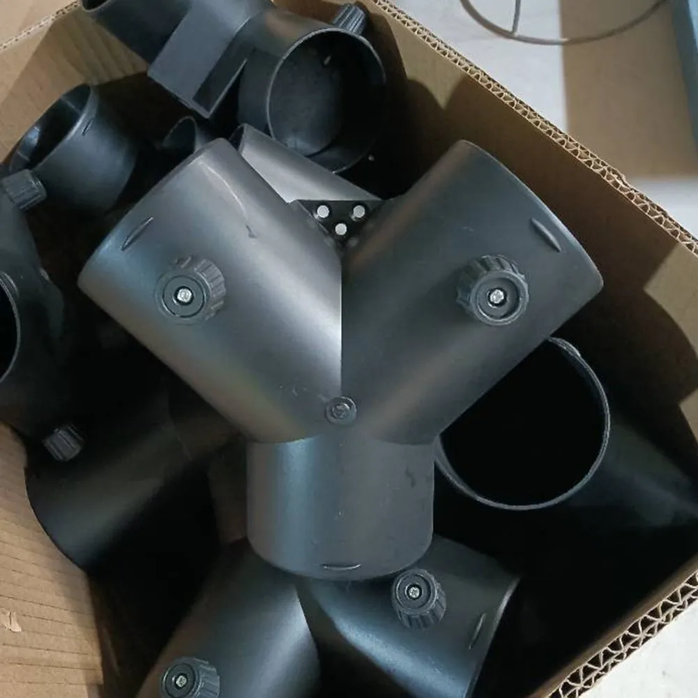 

1pc 60mm Duct Joiner Connector Adjustable Y Connector With Internal Flap For Eberspacher Webasto Propex High Quality Plastic