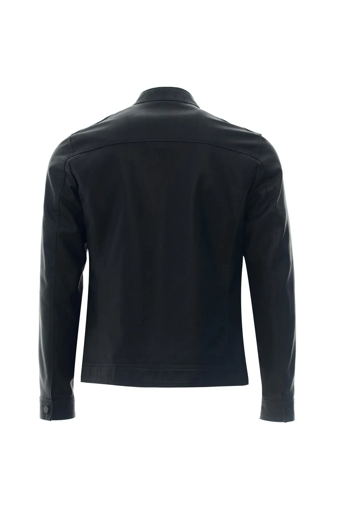 Men's Faux Leather Coat