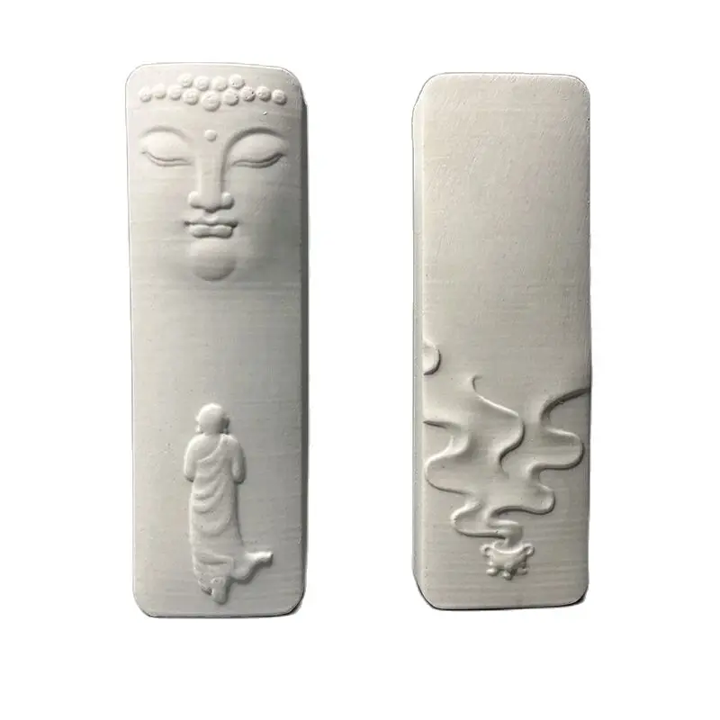 

10cm Chinese Zen Buddha figures gypsum sculpture micro landscape decoration gift desktop home creative decoration