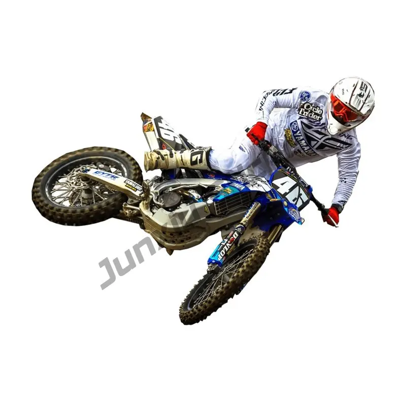 Fly Мотоцикл Гонщик Мотокросс автомобильная наклейка ПВХ красочные наклейки