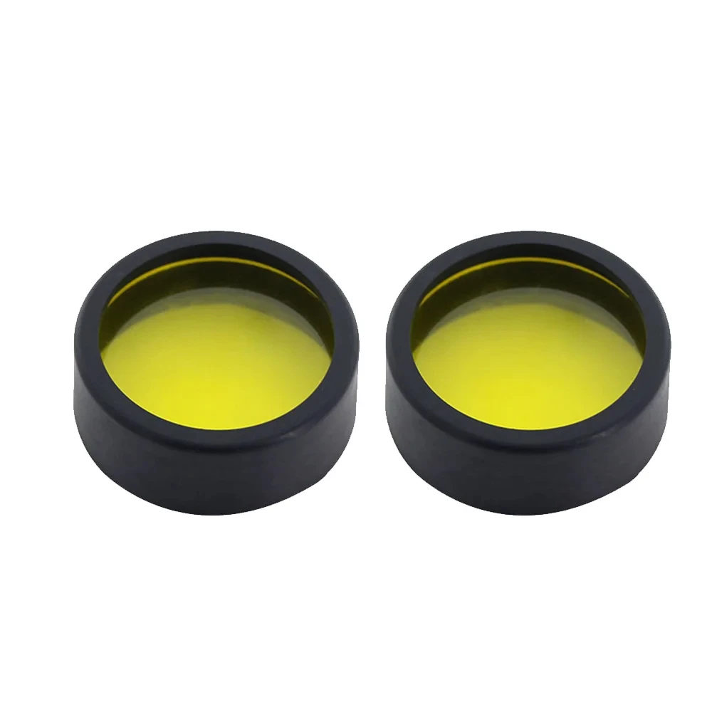

2 шт. фары для мотоцикла, пластиковые мото светодиодные противотуманные фары для велосипеда, крышка 3000k, прожектор для мотоцикла, лампа 62 мм, желтая крышка