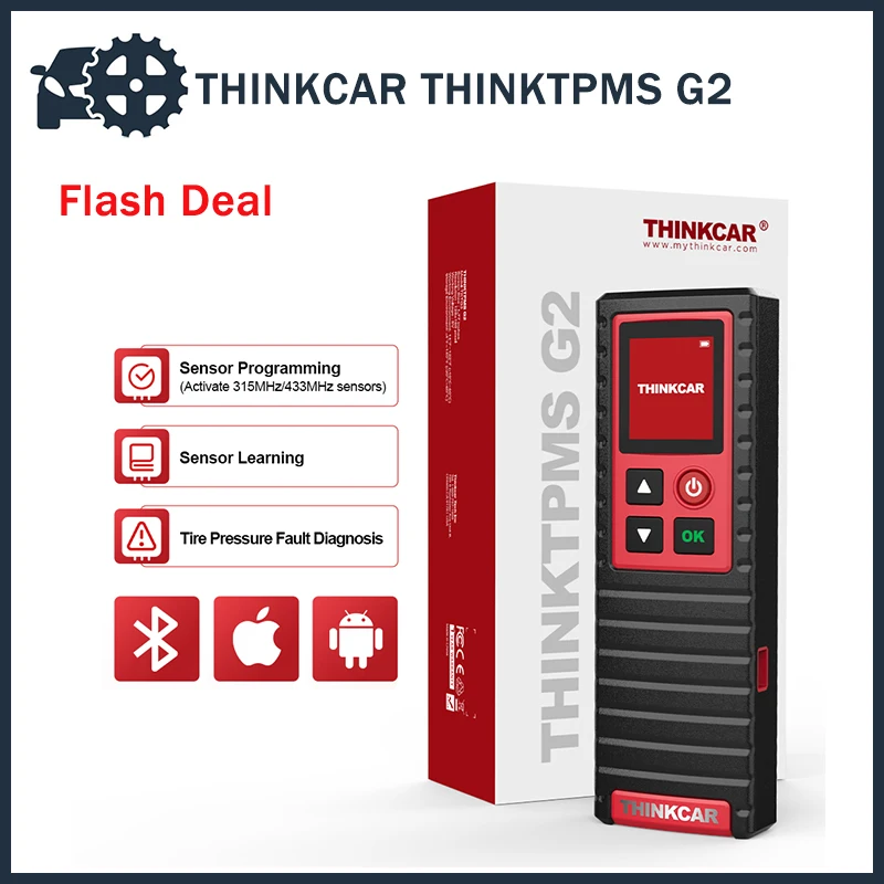 

Датчик давления в шинах THINKTPMS G2 G1, 315 МГц, 433 МГц