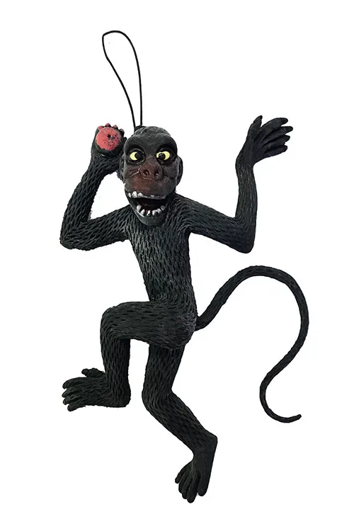 

Черный цвет мягкий пластик шутка шимпанзе искусственный материал для шуток