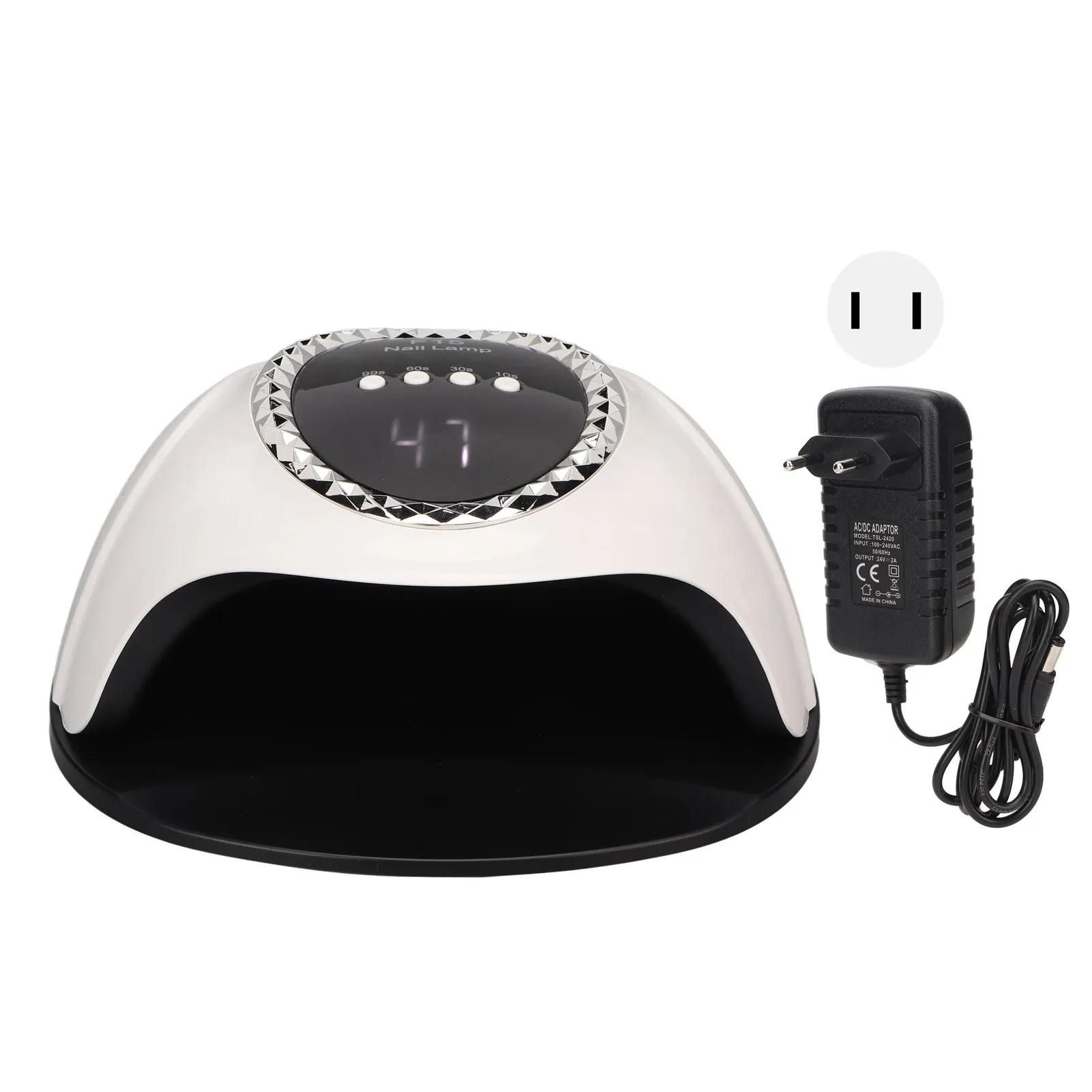 

UV Gel Nail Light Lamp Chips Nail Lamp 4 Timers 168W Base Board Removable for Salon