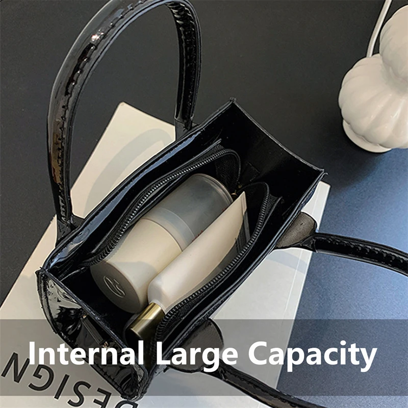 Retro Square Bags Woman Shoulder Solid Color Handbag For Crossbody Bag Pu Portable Ladies Messenger Bags