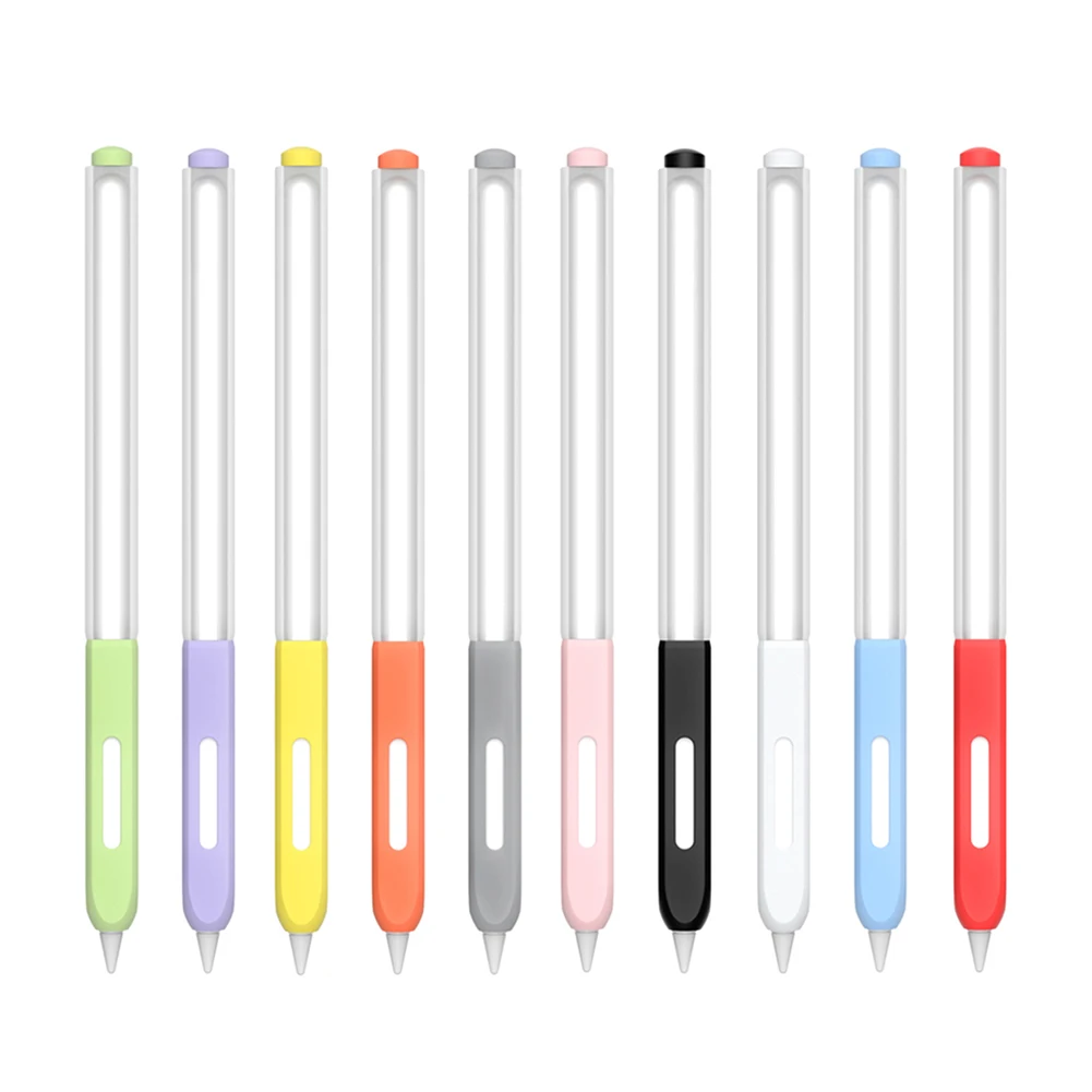 

Чехол для Apple Pencil 2, мягкий силиконовый защитный чехол 2-го поколения, нескользящий чехол, защитный стилус для сенсорного пера, для планшета ...