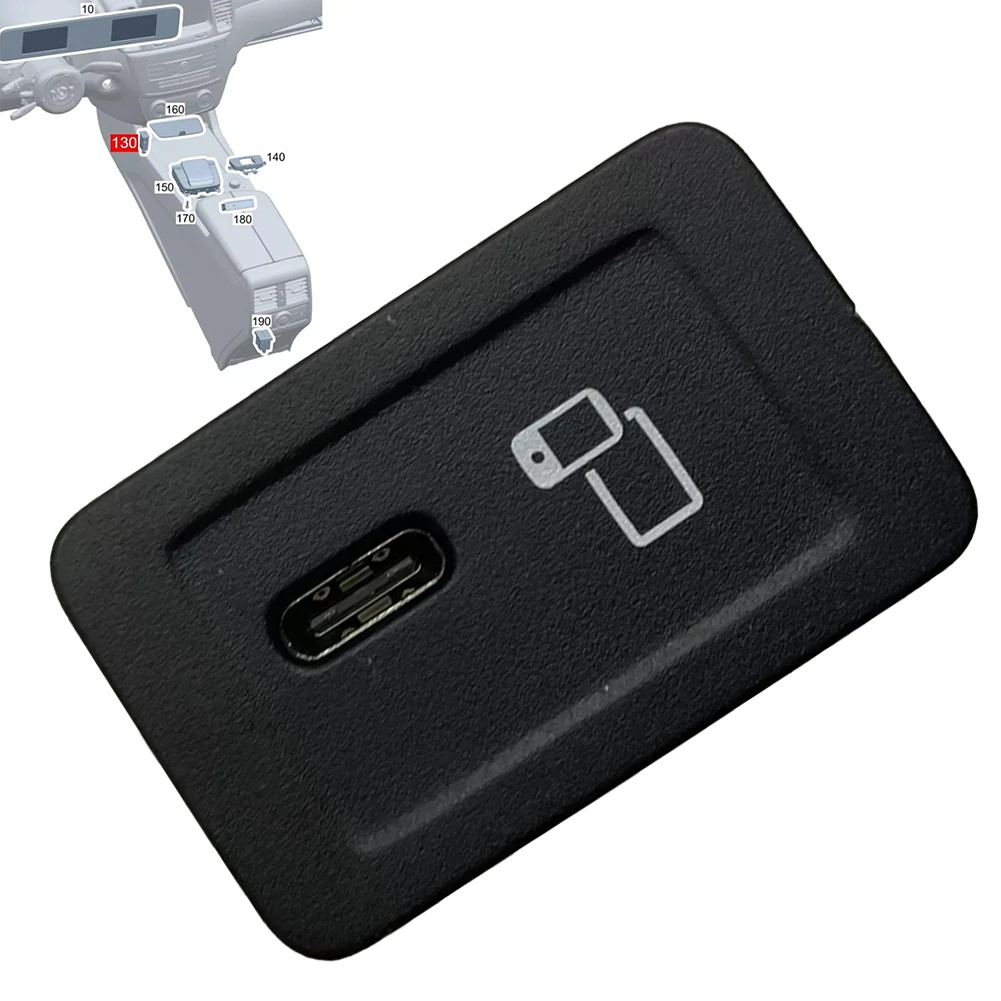 1шт черный ABS OEM номер A 2478209000 USB-разъем для Mercedes W253 W213 W293 W166 прямая замена