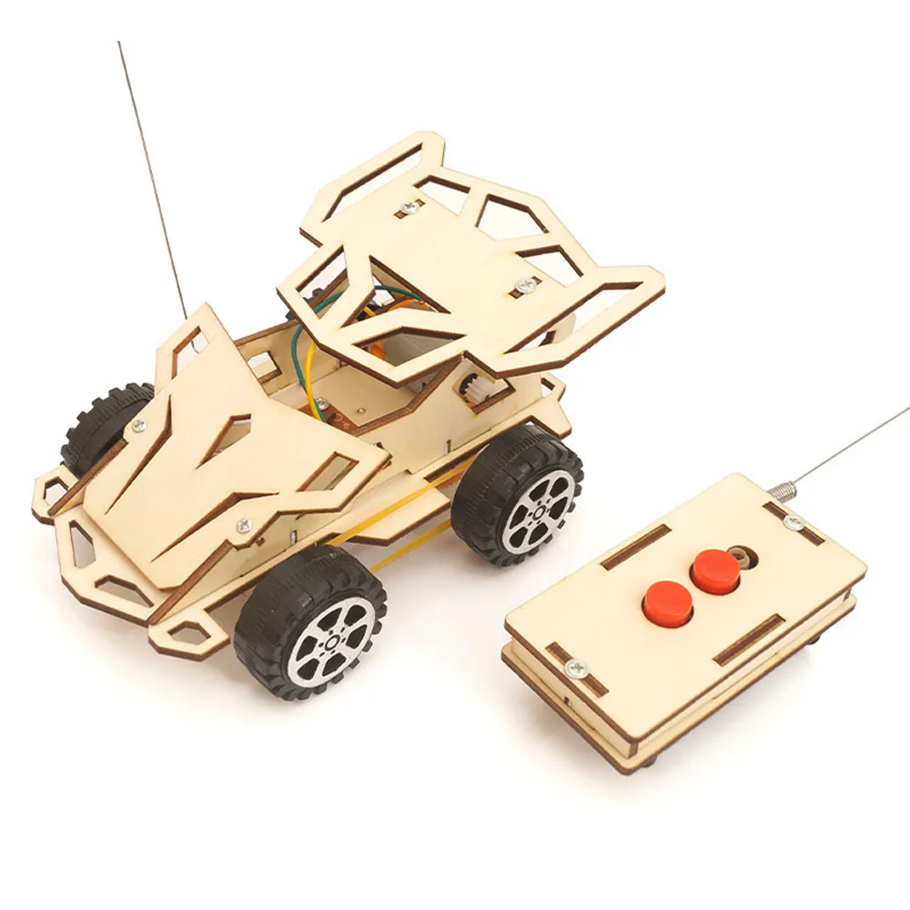 

Wireless Remote Control Car DIY Science Technology Kits Electric Science Puzzle Educational Children's Creative Model Toys