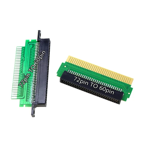 10 шт. для Famicom FC 60-контактный адаптер NES 72-контактный FC-адаптер-конвертер PCB с микросхемой, установленная плата адаптера игровой карты 72-контактный на 60-контактный разъем
