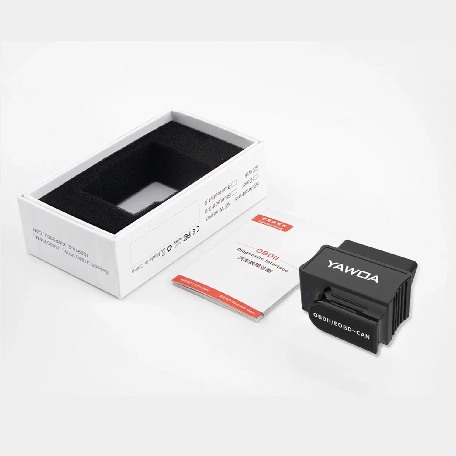 Ediag P03 ELM327 V1.5 Wi-Fi/Bluetooth PIC18F25K80 для Android/IOS Elm 327 считыватель кодов obd2 Диагностический