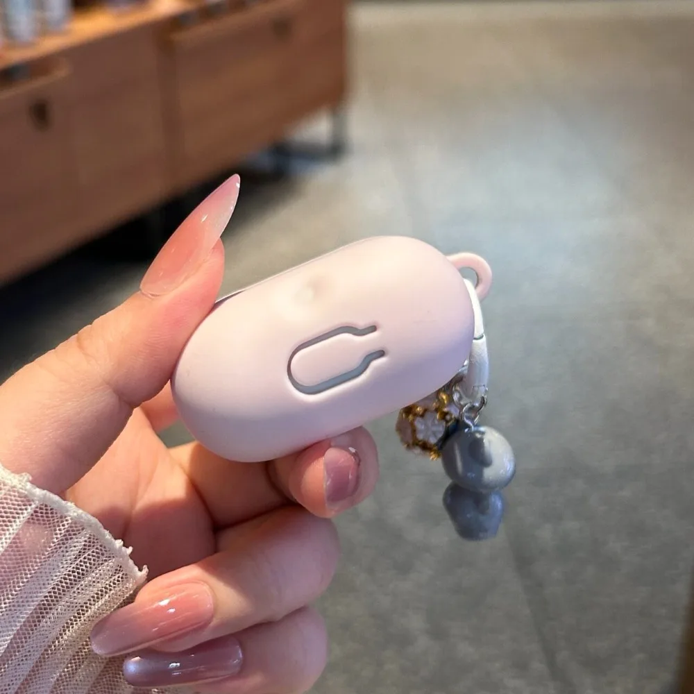 Мягкий силиконовый защитный чехол для наушников OPPO Enco R5R4Air44iBuds 3Buds 3 Pro, портативный чехол для зарядки с брелоком (art.: 3920dc339ea90) - 3920dc339ea90