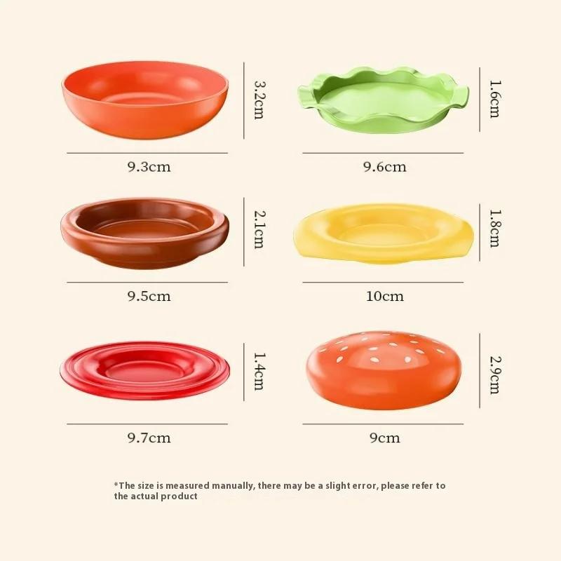 

Набор мини-тарелок из полипропилена 6 шт