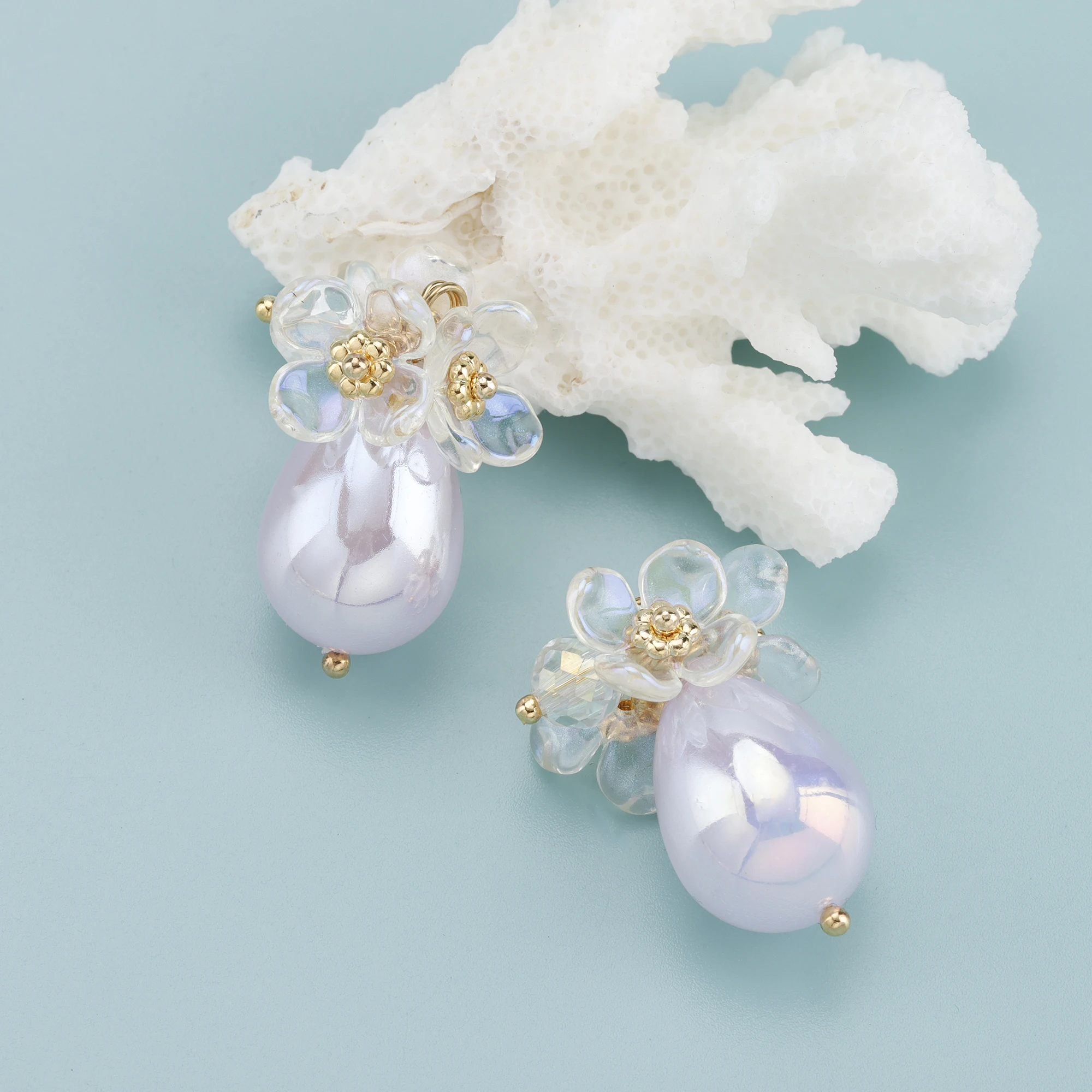 CHENGRUI MA41 аксессуары для ювелирных изделий позолоченные 18k шарик с кристаллами