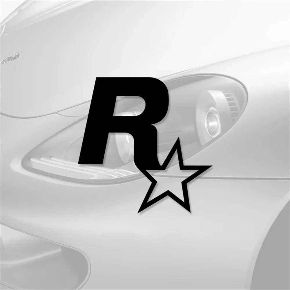 

Автомобильные наклейки для Rockstar Game GTA5, светоотражающая декоративная наклейка для крышки топливного бака, лобовое стекло, бампер, наклейки для ноутбука