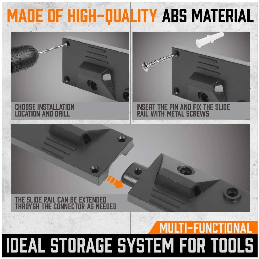 Регулируемая система хранения MLIA 64 дюйма настенное крепление вешалки для