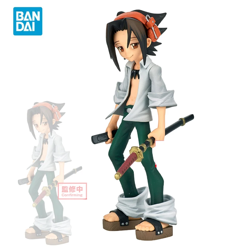 

Original Banpresto Shaman King Anime Figure Yoh Asakura Dolls Bandai 14Cm Pvc Action Figurine Model Toys for Boys Gift