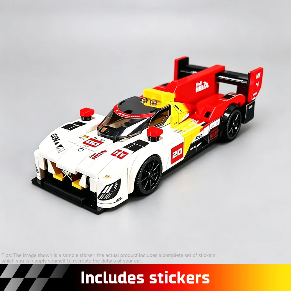 Новая модель MOC Speed ​ ​ Конструктор серии Branded Racing Le Mans Hybrid: Модульная сборная модель автомобиля, игрушка для взрослых, коллекционный подарок (art.: 3920dbb92efae) - 3920dbb92efae
