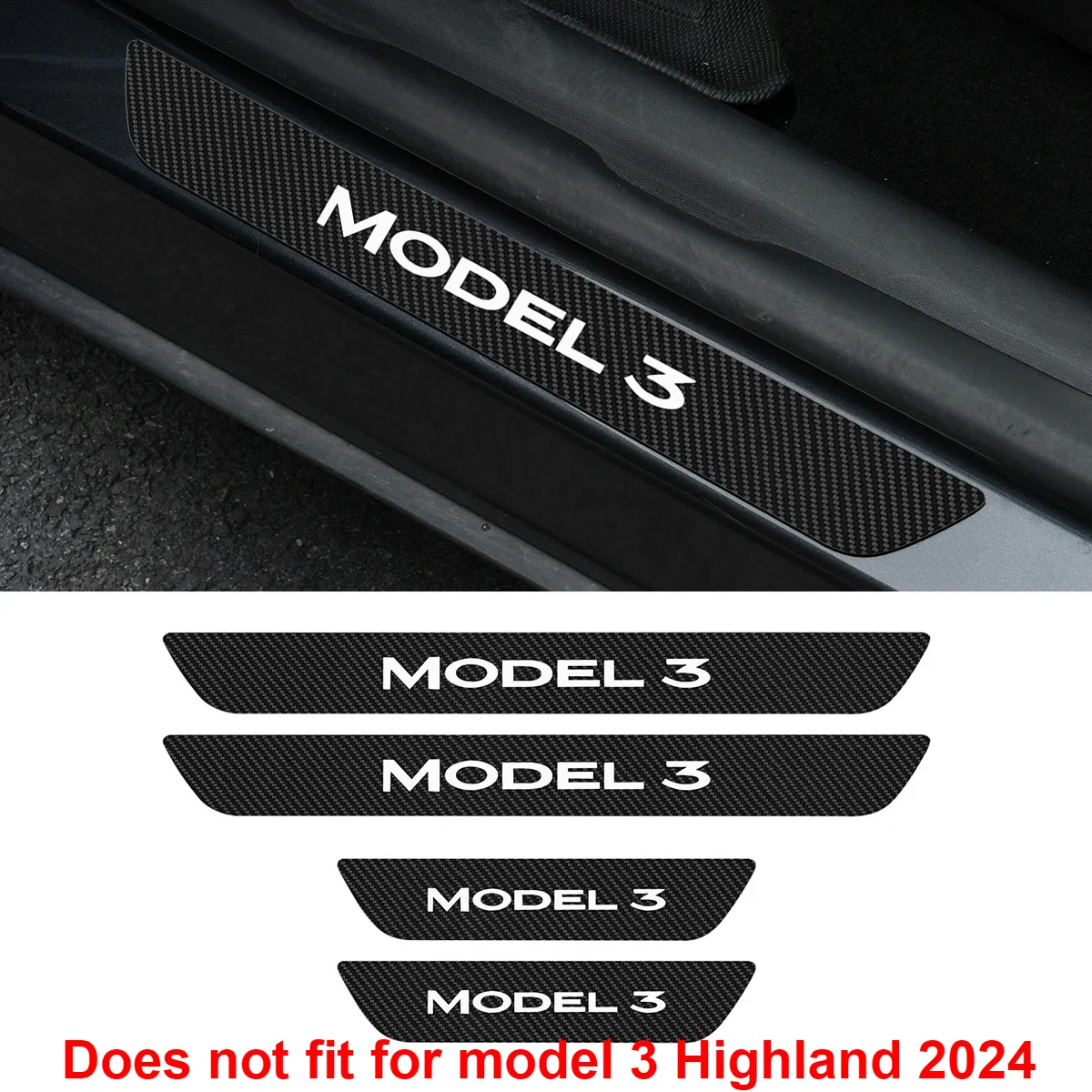 

Защитная Наклейка Для Порога Двери Tesla Model 3 2017-2023, Декоративный Аксессуар Для Автомобиля, Защита От Царапин