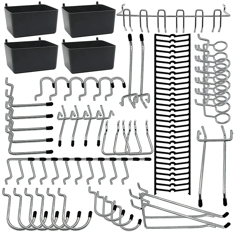 

Pegboard Hooks,Timber Board Hook Classification Cork Board And Cork Board Basket Set For Tools,Board Hook Organization