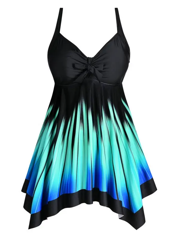 

Женский раздельный купальник-танкини без рукавов