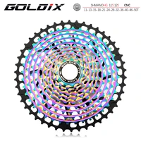 goldix bicycle flywheel 1112 speed ultra light road one piece bicycle accessories for shimano hg m6100 7100 8100 deore xt