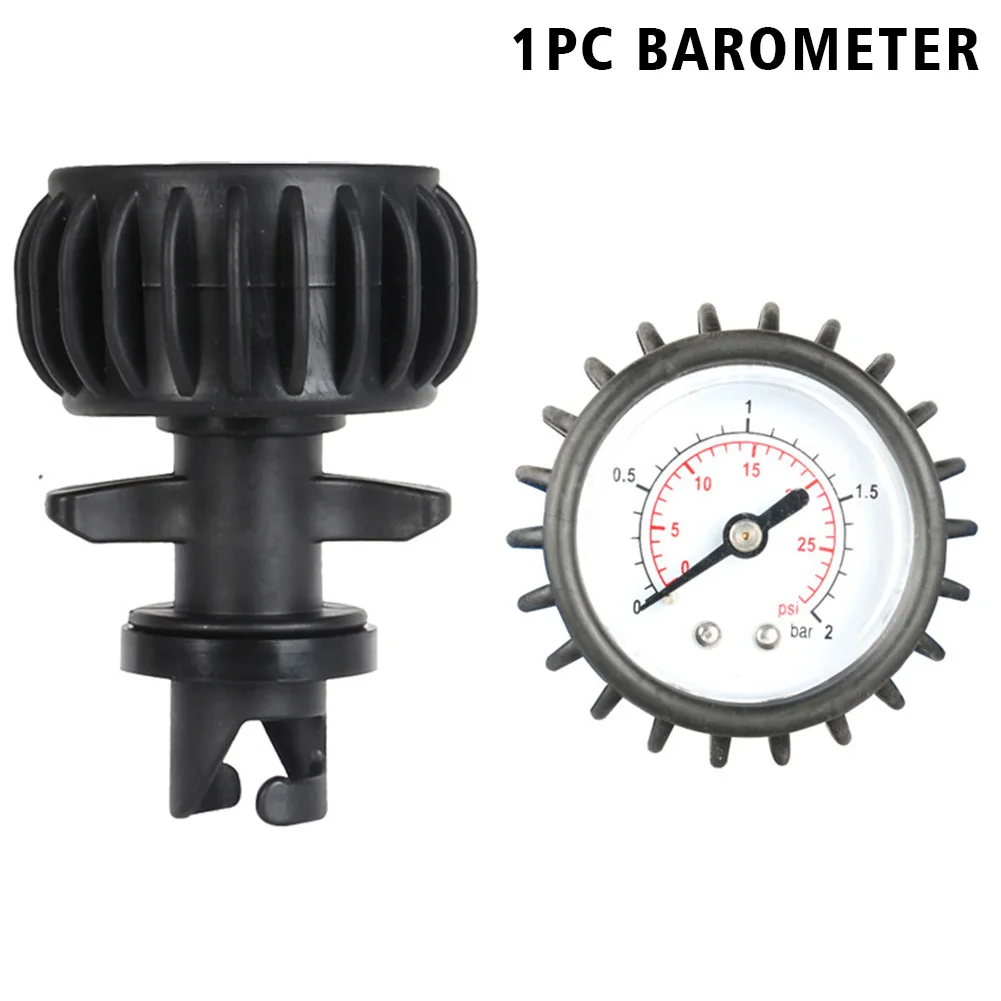 

30PSI PVC Dial Inflatable Boat Air Pressure Gauge Measurement Rafting Accessories Single Barometer Accurate Easy Install