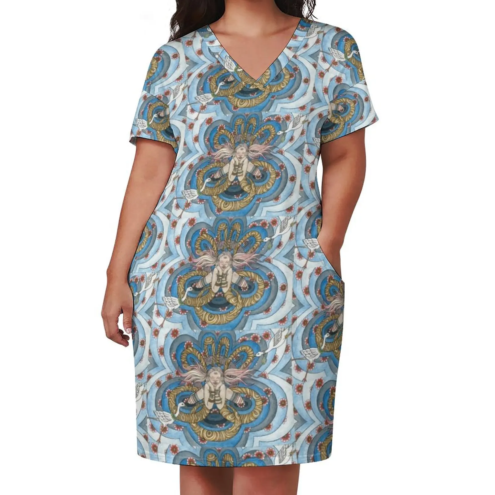 Gordian Girl &amp the Silly Gooses свободное платье с карманами женские вечерние платья 2025 года