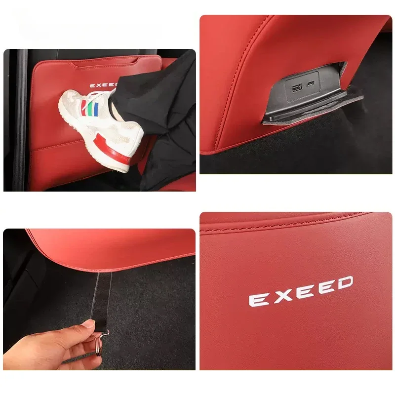 Для Chery EXEED RX 2022 2023 2024 Противоударная накладка на автомобильное сиденье задний