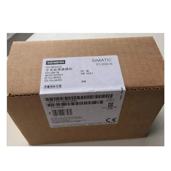 

New in box 6ES7 214-1AD23-0XB0 SIMATIC S7-200 plc module for siemens