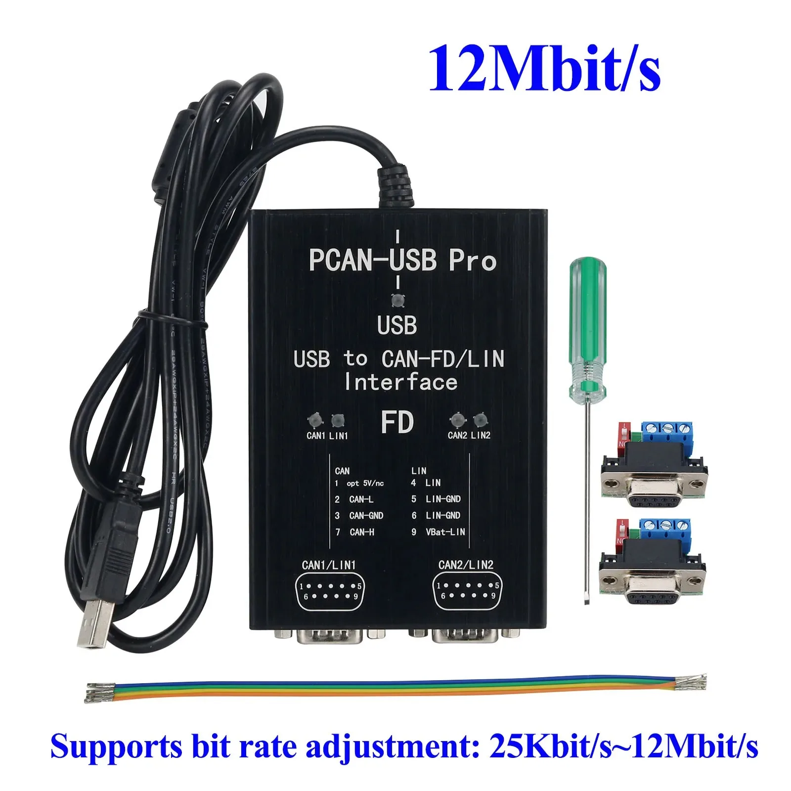 

PCAN FD PRO Dual CAN Совместим с немецкой поддержкой IPEH-004061 Vector CANoe