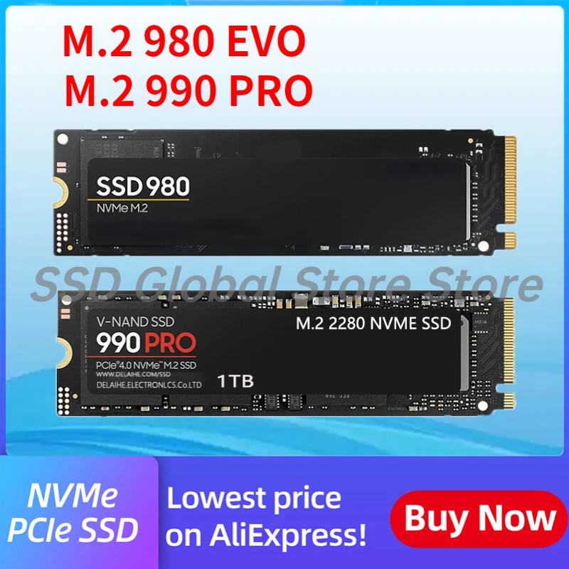 

4TB SSD M2 NGFF 980 EVO 990pro Plus Internal Solid State Drive 1TB hdd Hard Disk 970 PRO M.2 2TB for laptop Computer